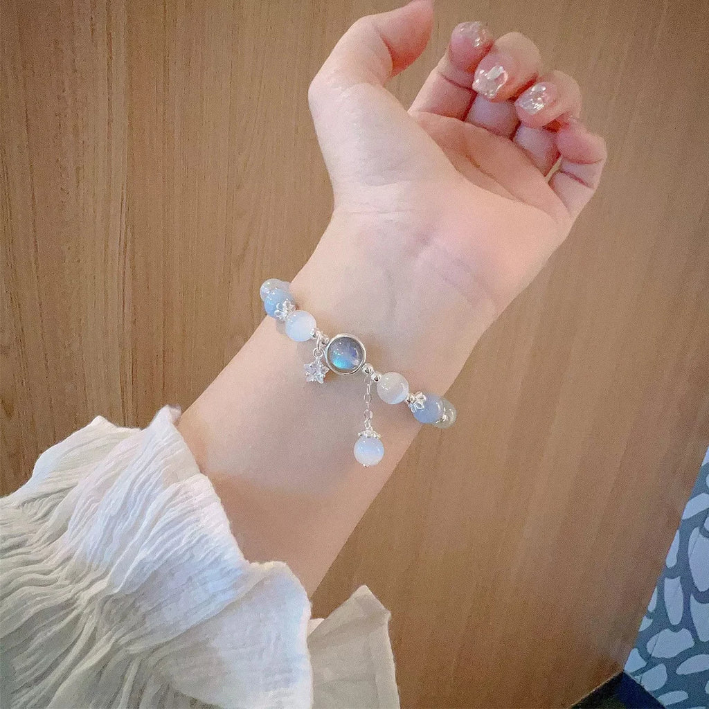 Dreamy Blue Moonstone Bracelet