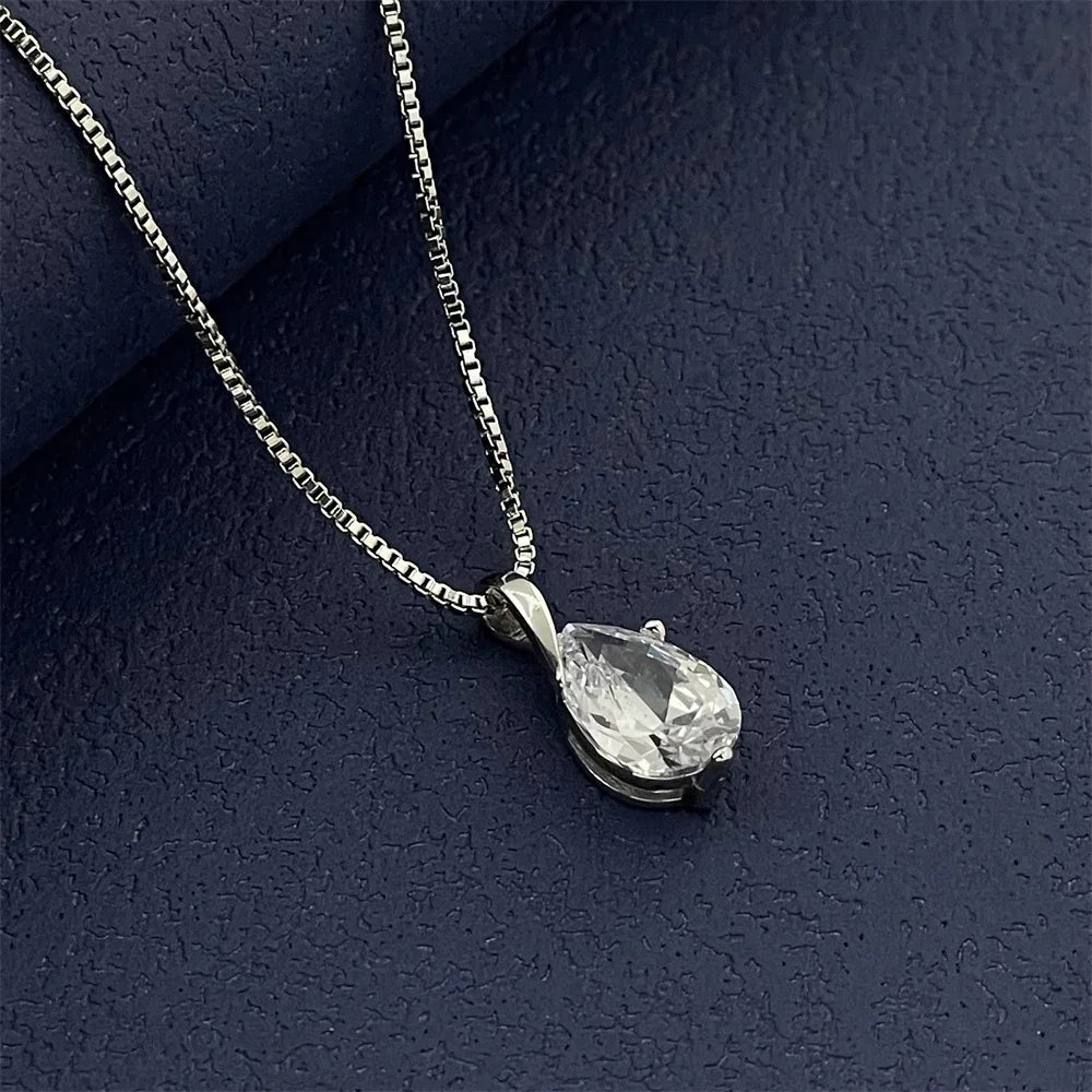 Teardrop Pendant Necklace