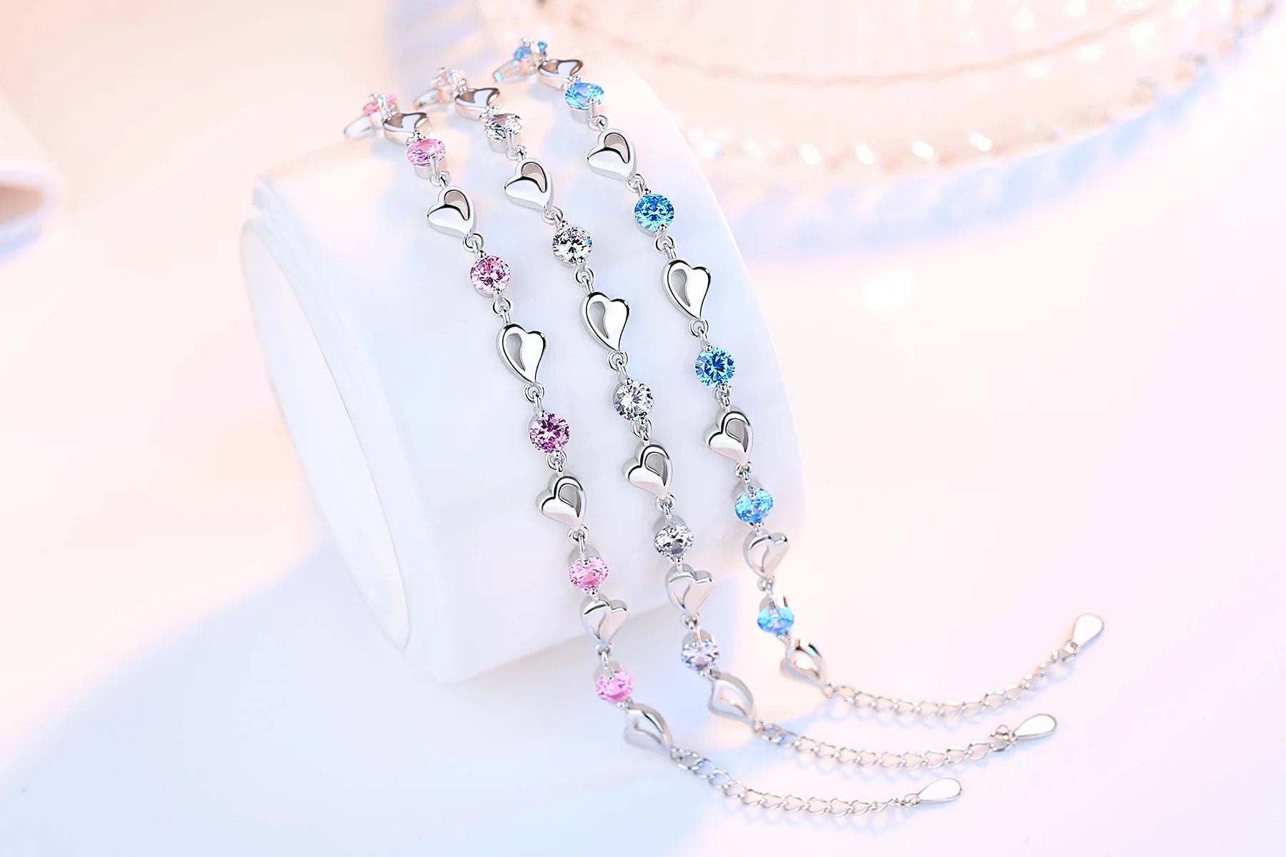 Retro Heart Bracelet