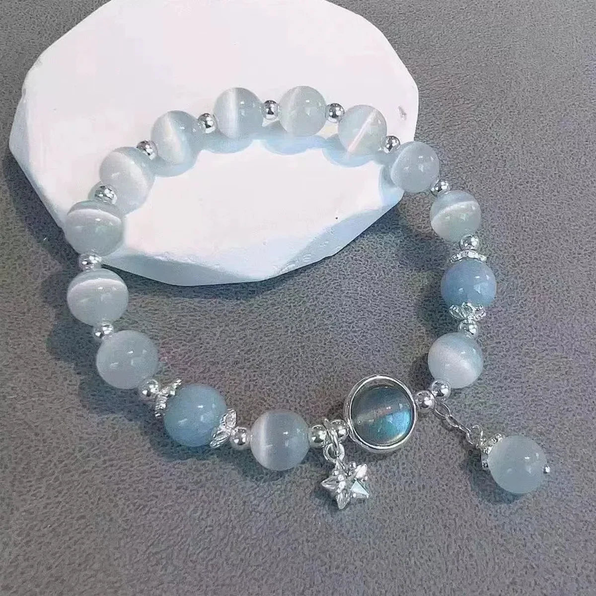 Dreamy Blue Moonstone Bracelet